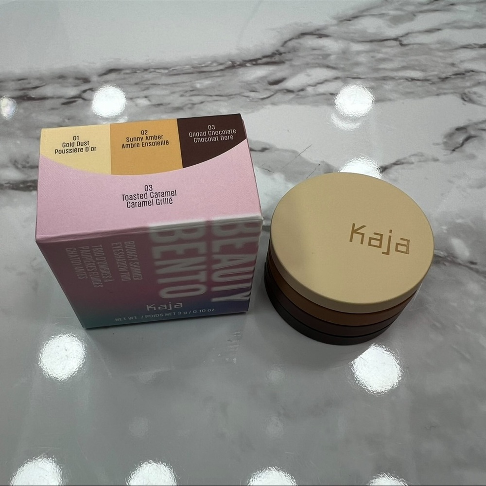 Beauty Bento Bouncy Shimmer Eyeshadow Trio - Toasted Caramel